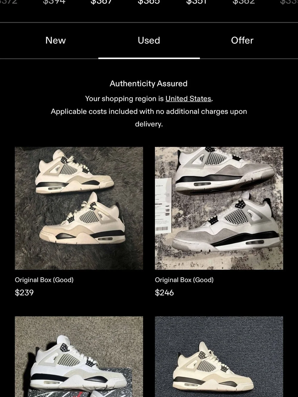 Air Jordan 4 Retro 'Military Black'